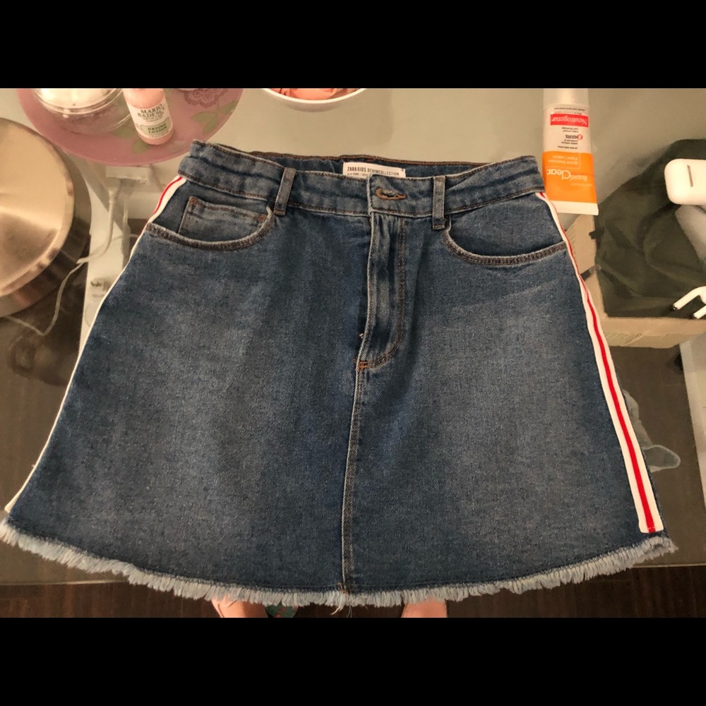 Zara Denim Strechy Skirt